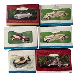 Hallmark Keepsake Classic Cars‎ Ornaments Lot Vintage Die Cast Collectible